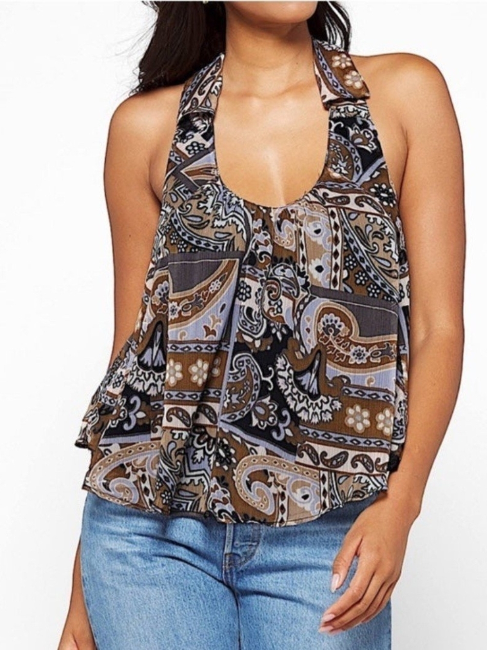 FREE PEOPLE STRAWBERRY TANK DARK COMBO